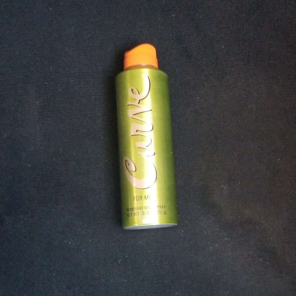 Curve body spray deodorant, 6oz can, made in U.S.A